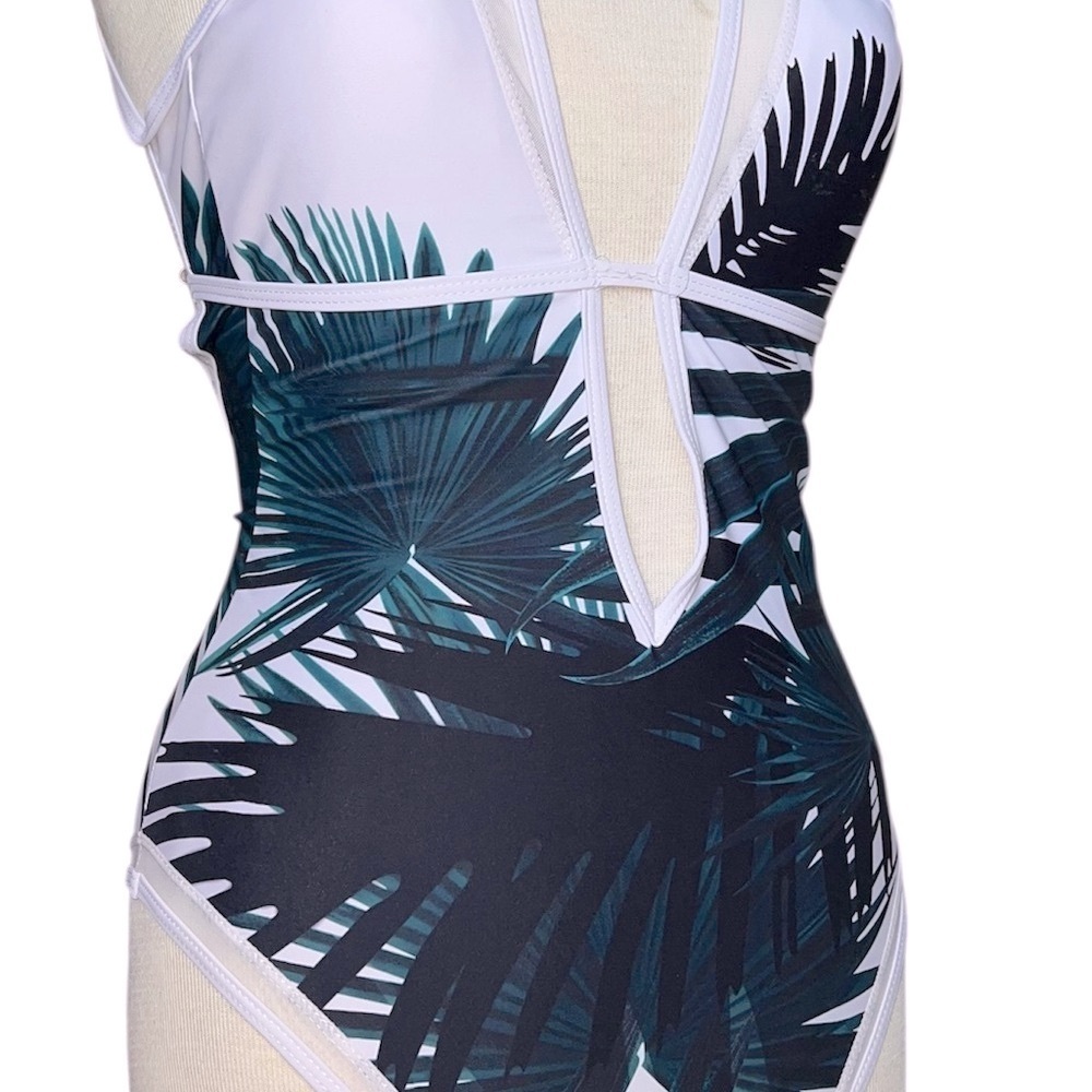 Tropical Palm Women’s Swimwear - Picture 6 of 11